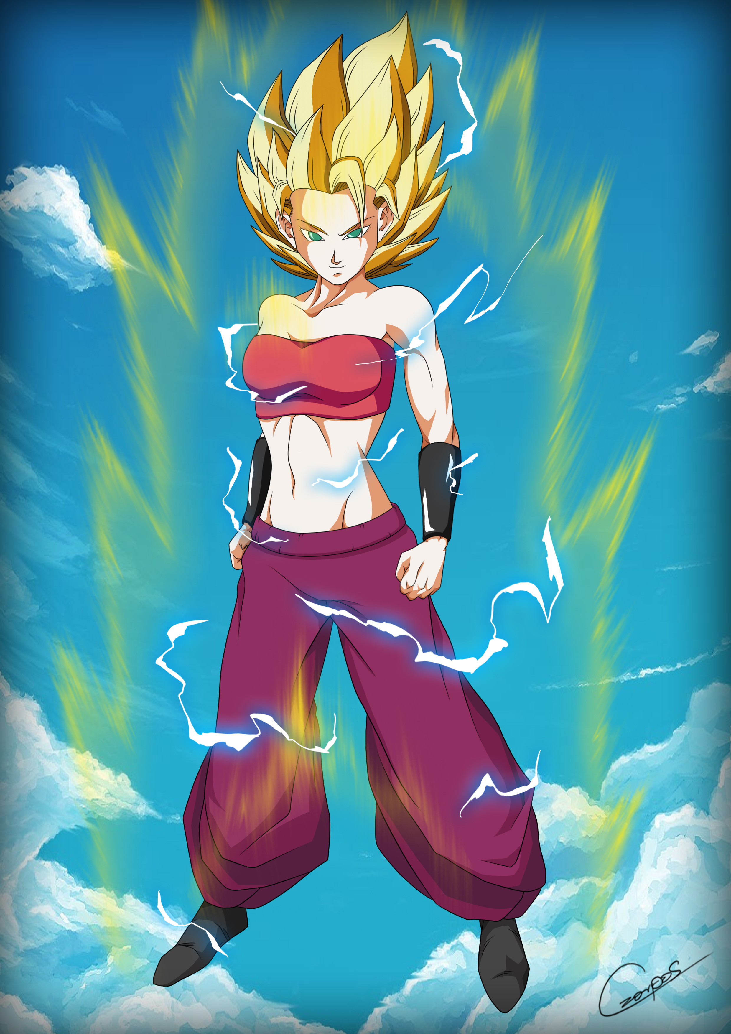 Gine - Super Saiyajin 3 by SebaToledo on DeviantArt