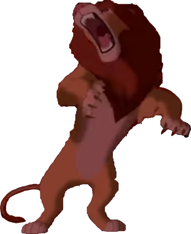 Simba Roaring Fight PNG by Mognezun1971 on DeviantArt
