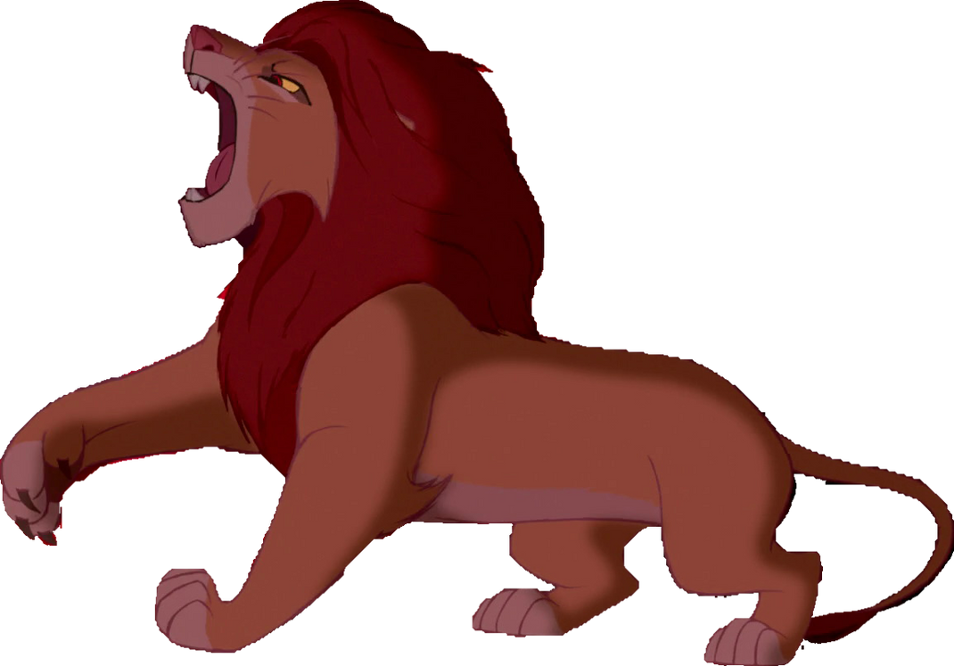 Simba Chasing Simba Fighting PNG by Mognezun1971 on DeviantArt