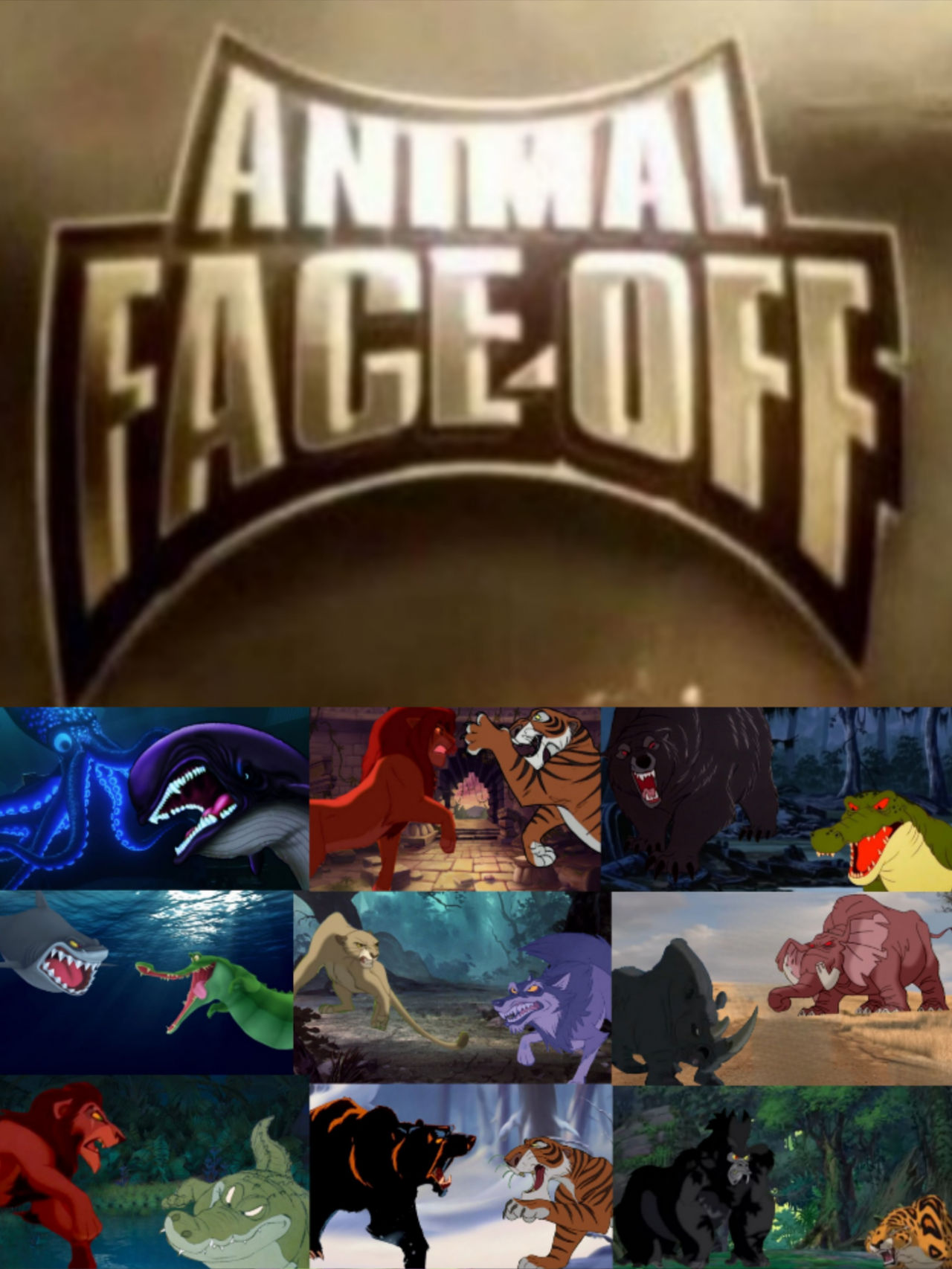 What If Animal Face-Off was in Animated Version by Mognezun1971 on ...