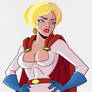 Power Girl in style Batman the Brave and the Bold