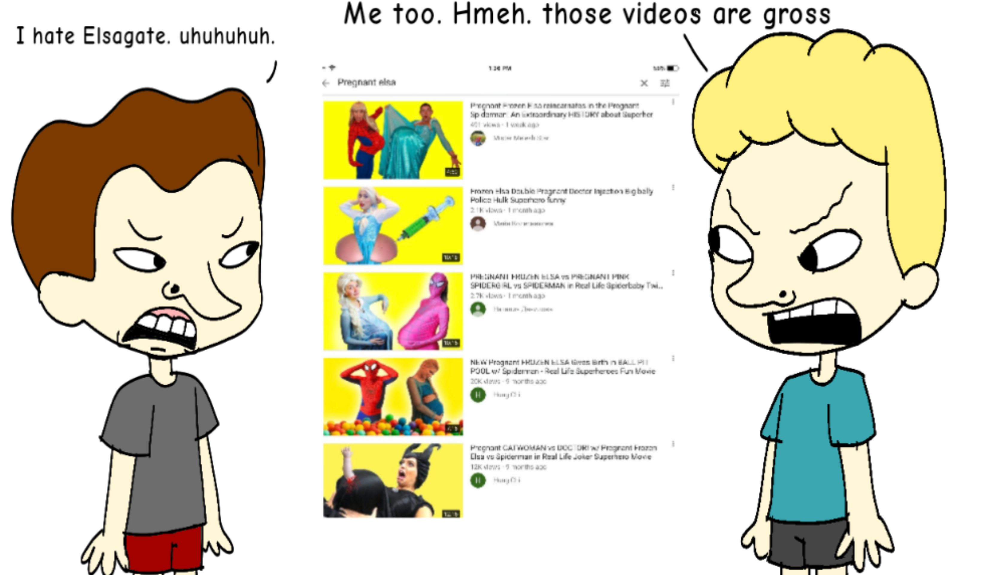 Elsagate Deviantart Beavis and Butt-Head hates Elsagate by LucreciaG on DeviantArt
