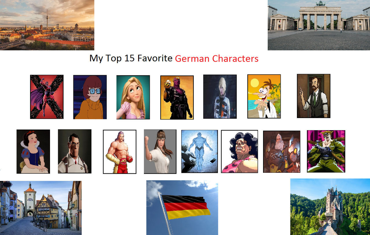 MyTop 15 Favorite German Characters by Usermicko2002 on DeviantArt