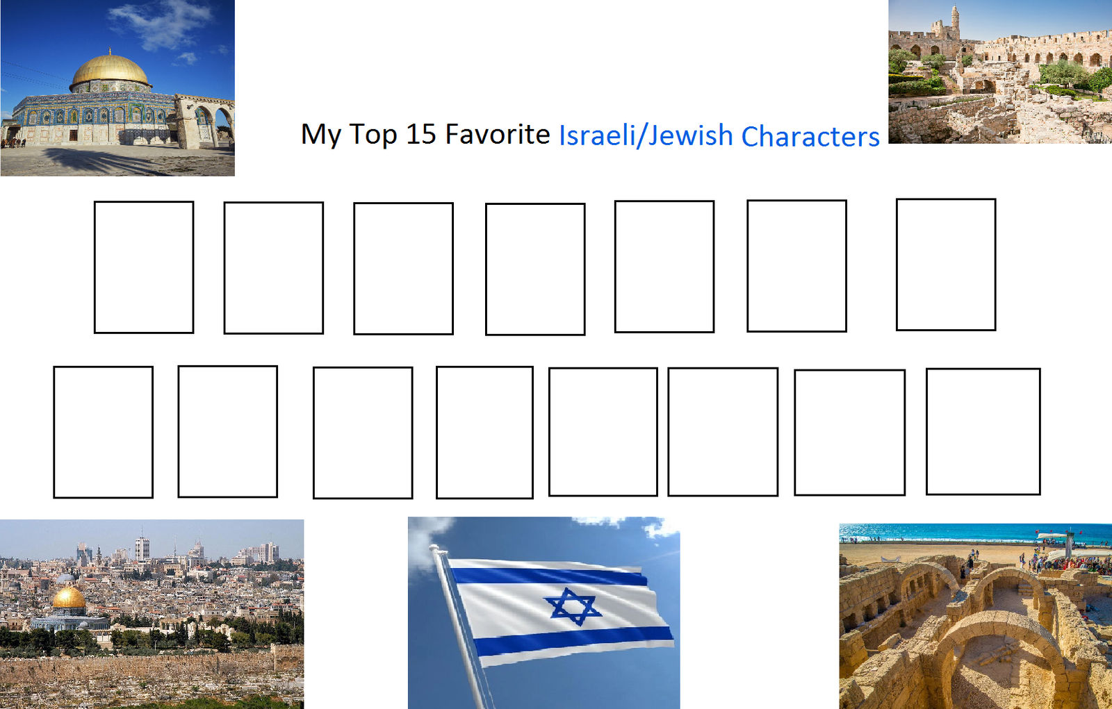 Israeli Characters Top 15 Favorite Israeli Characters Meme by Usermicko2002 on DeviantArt