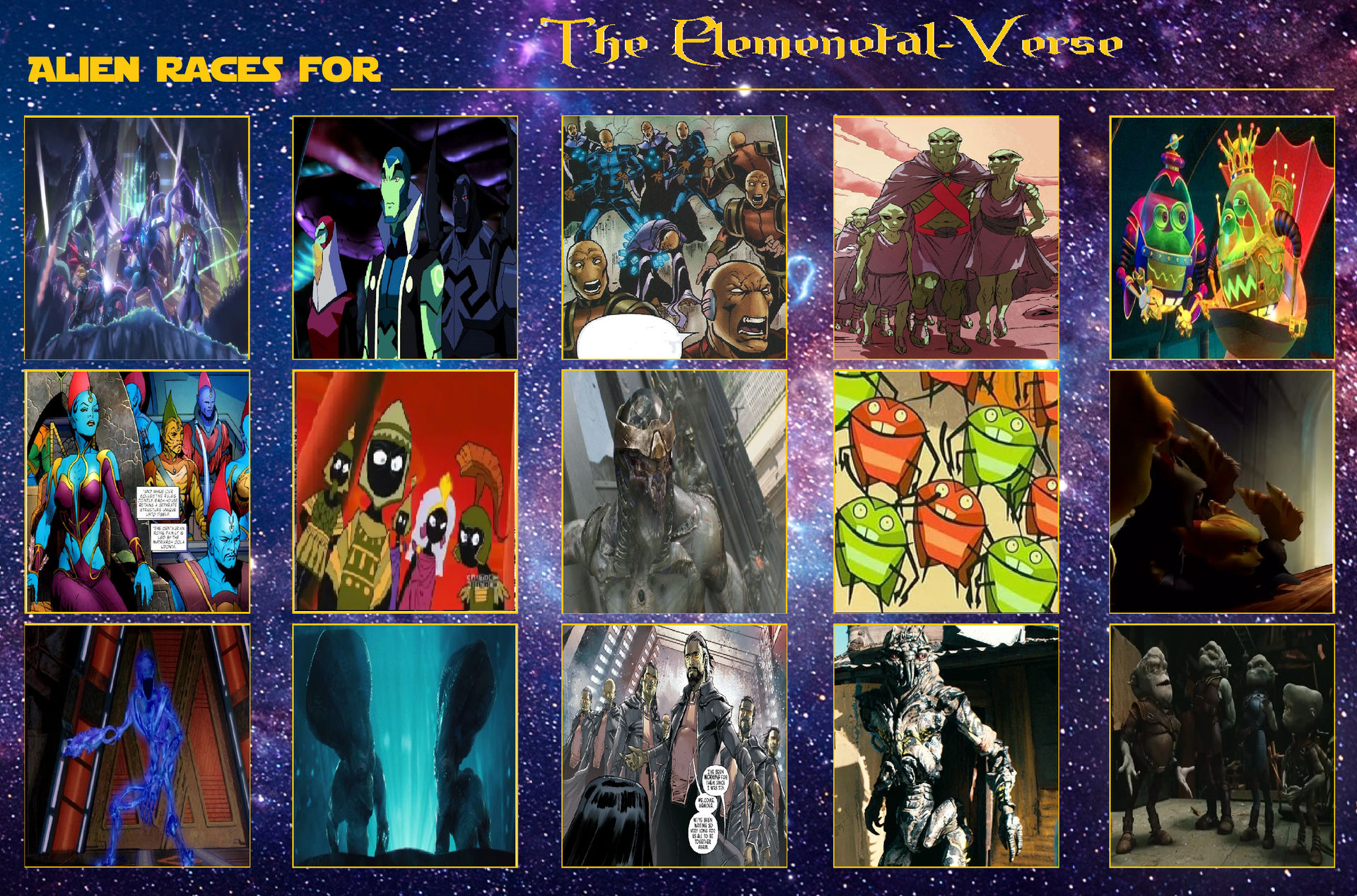 Alien God Races Alien Races For The Elemental-Verse (04) by Usermicko2002 on DeviantArt
