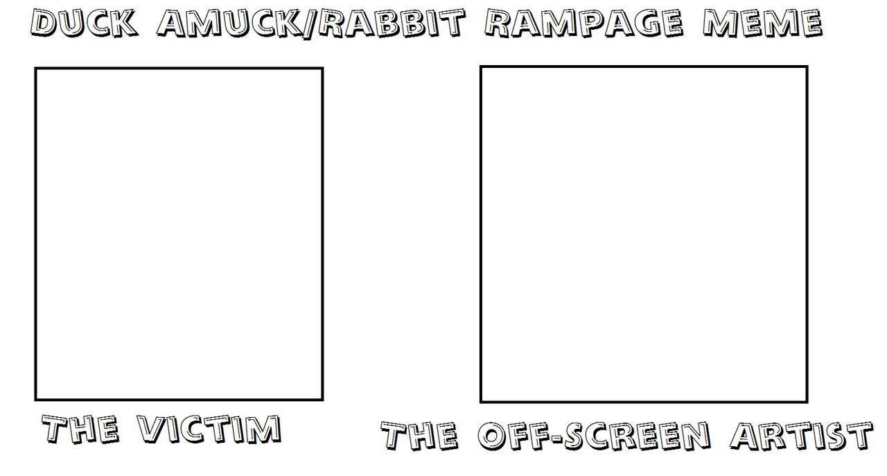 Deviantart Rabbit Rampage Duck Amuck Rabbit Rampage Meme Remastered by Usermicko2002 on DeviantArt
