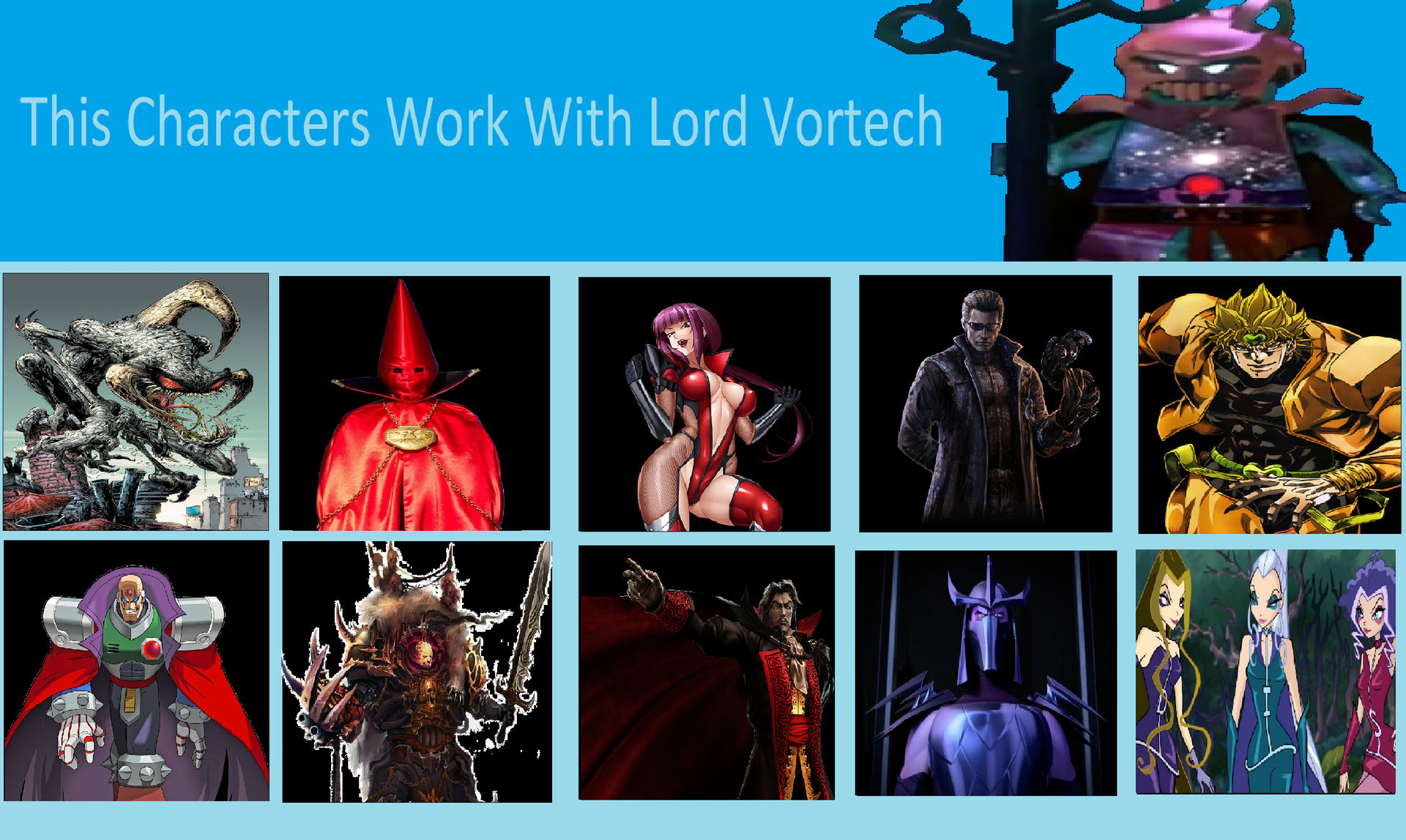 Vortech Sticker Characters who work with Lord Vortech by Usermicko2002 on DeviantArt