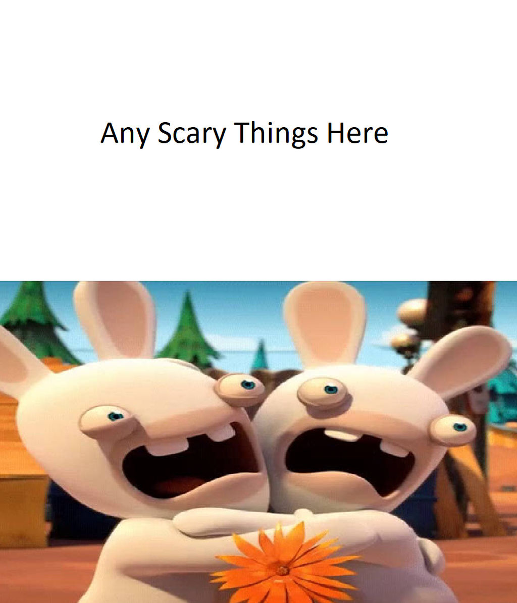 Scared Rabbit Look Meme Rabbids Scared Of Who Meme by Usermicko2002 on DeviantArt