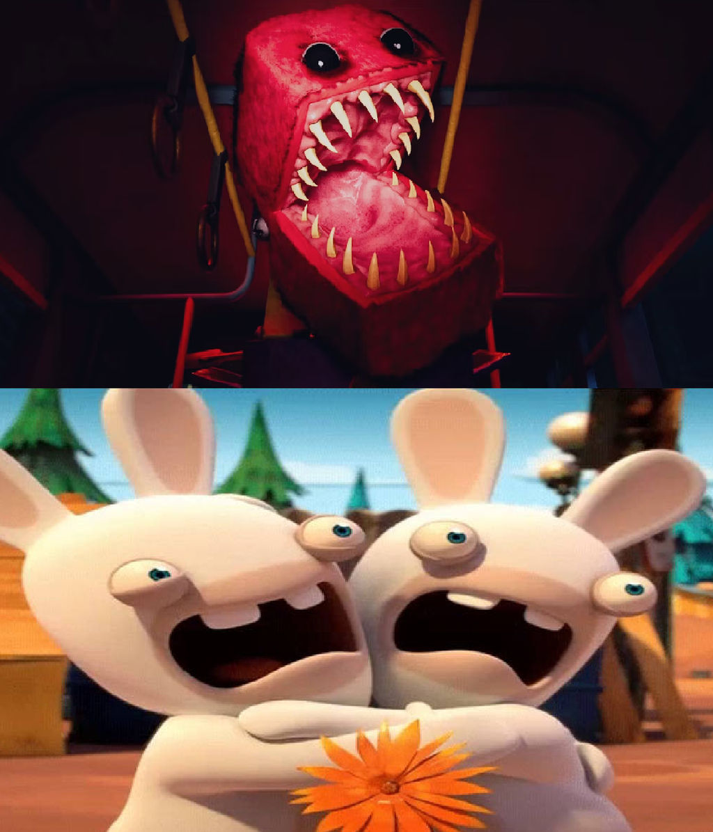 Boo Rabbid Rabbids Scared Of Boxy Boo by Usermicko2002 on DeviantArt