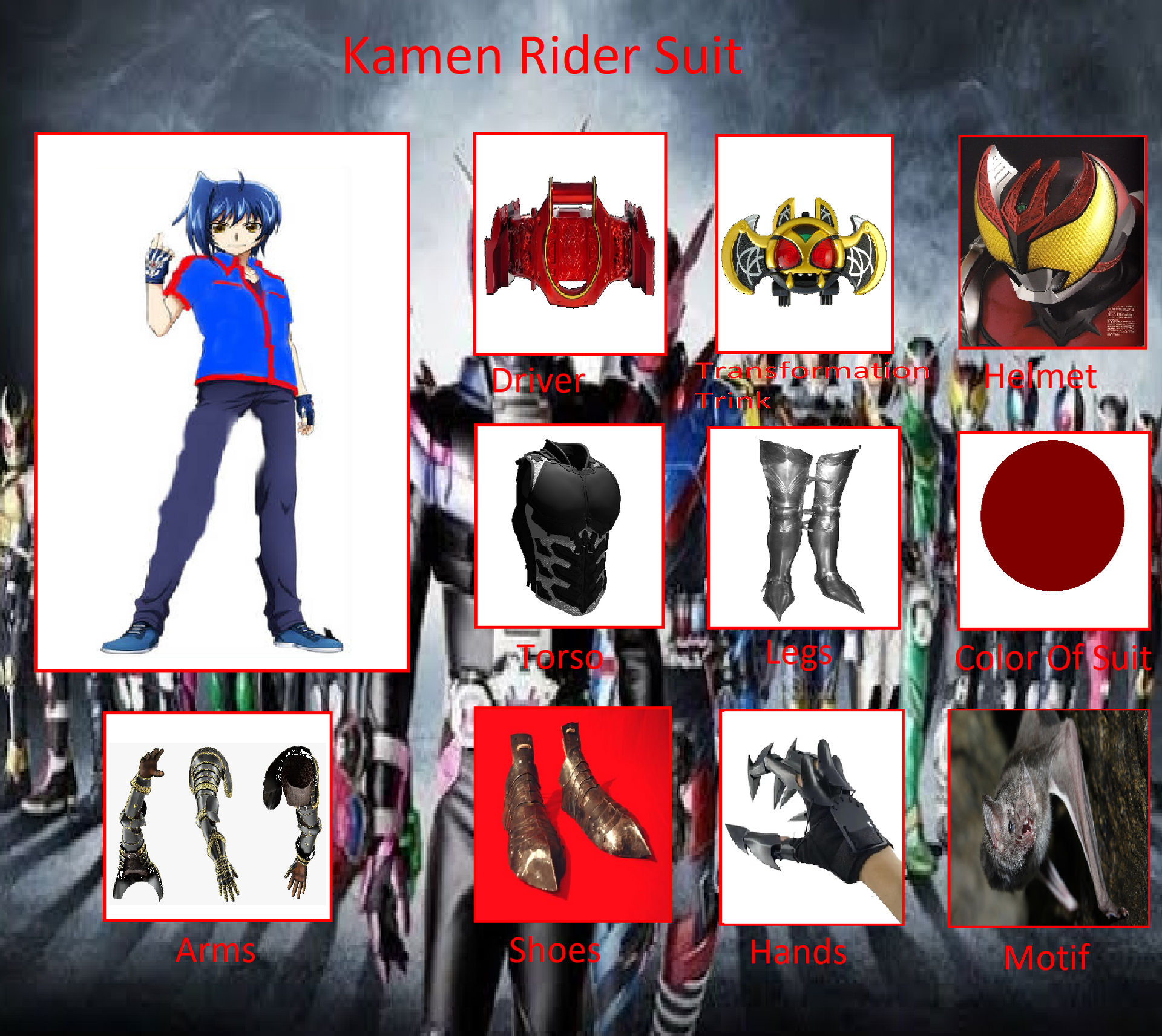 Fan Made Rider Suit Tyler's Kamen Rider Suit by Usermicko2002 on DeviantArt