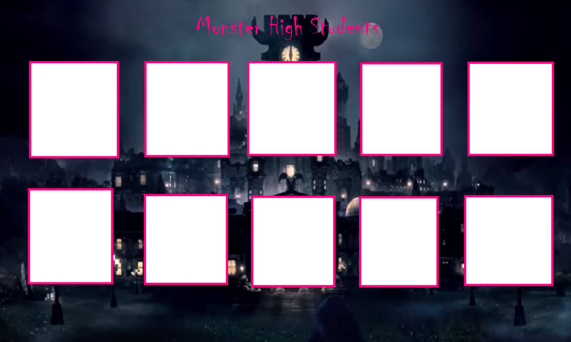 Monster High Students Template by Usermicko2002 on DeviantArt