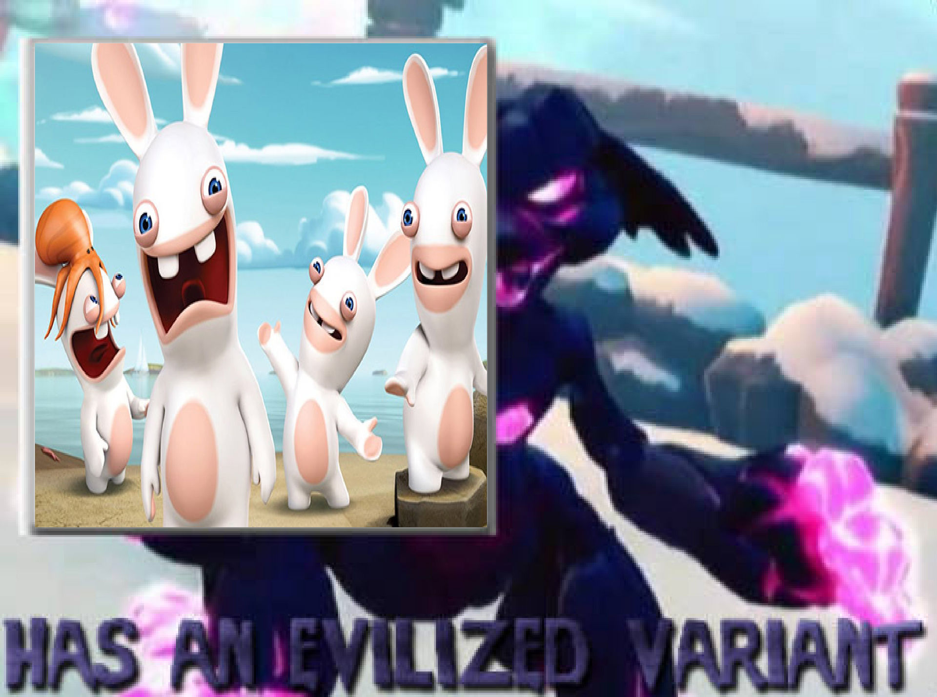 Rabbids Vs Rabbits Deviantart Rabbids Has An Evilized Variant by Usermicko2002 on DeviantArt
