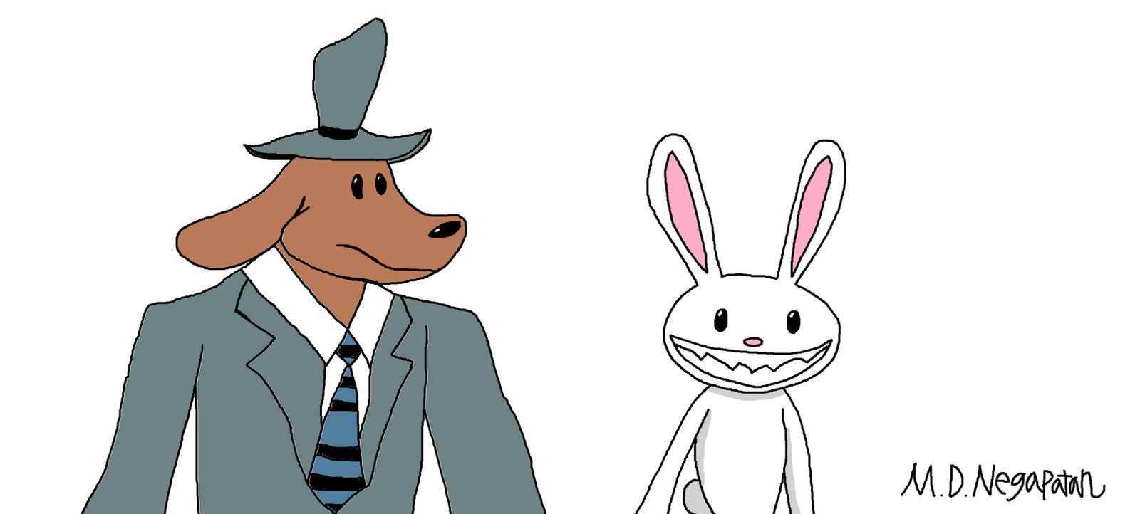 Sam And Max by Usermicko2002 on DeviantArt