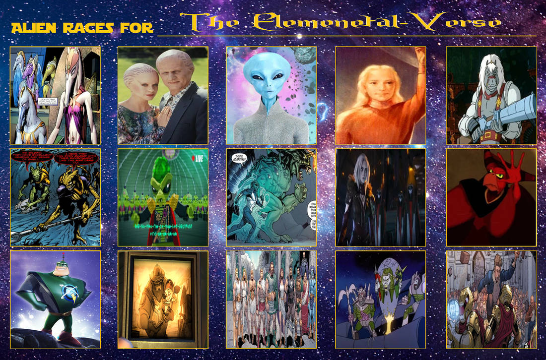Cartoon Alien Races Alien Races For The Elemental-Verse (14) by Usermicko2002 on DeviantArt