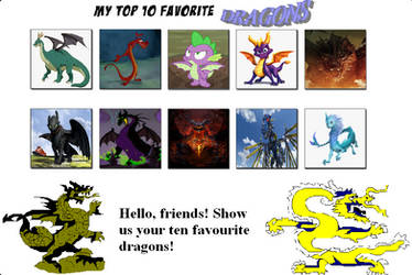 My Top 10 Favorite Dragons