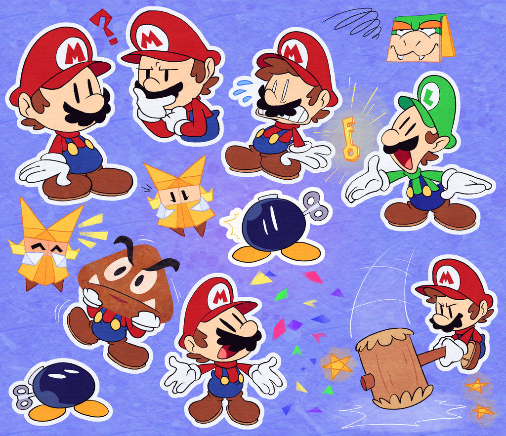 Paper Mario by Lumspark on DeviantArt