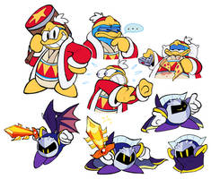 Dedede and Meta Knight