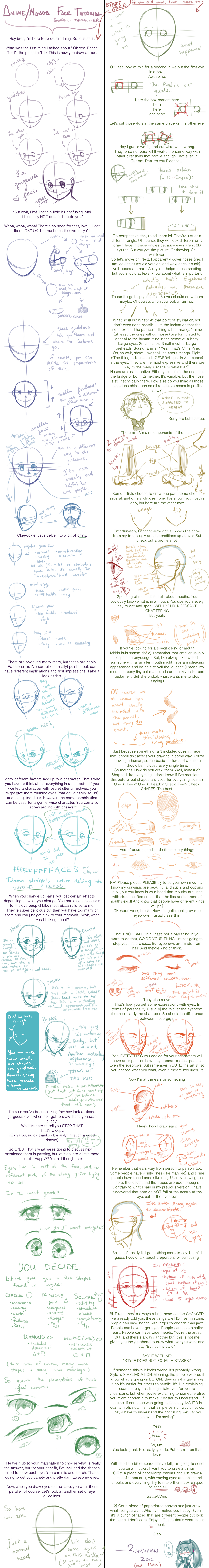 Face/Head Tutorial (Anime/Manga) v.2.0.3