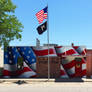 VFW American Flag Mural