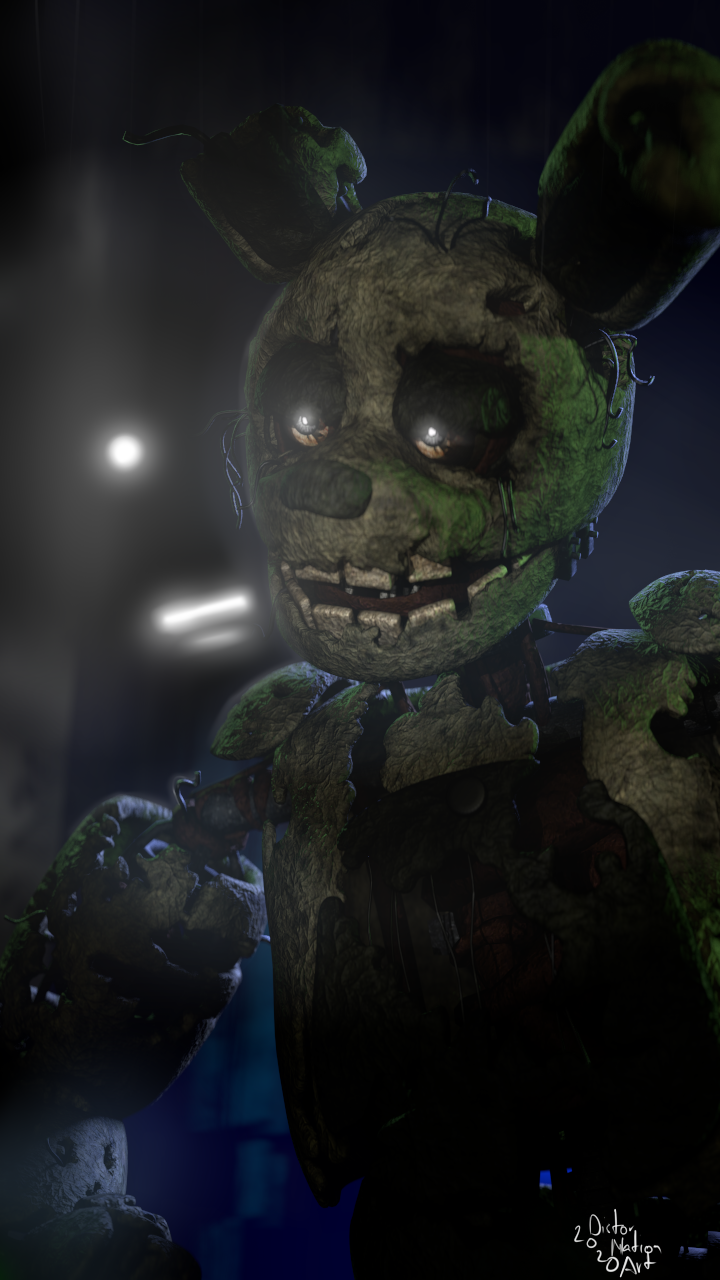 Stylized Springtrap Test by DistorNationArt on DeviantArt