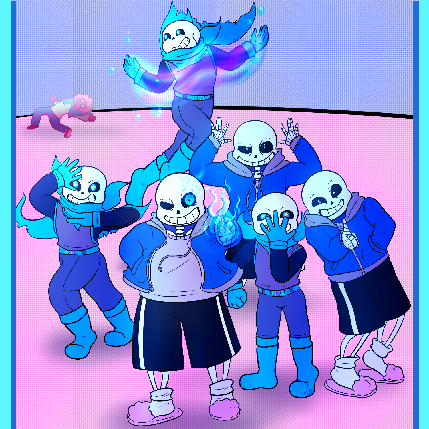 Sans Jojo Bizarre Adventure Poses