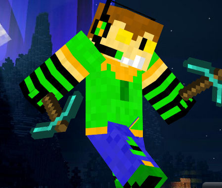 Riku Sonic (Minecraft) by FireLizardStudios on DeviantArt