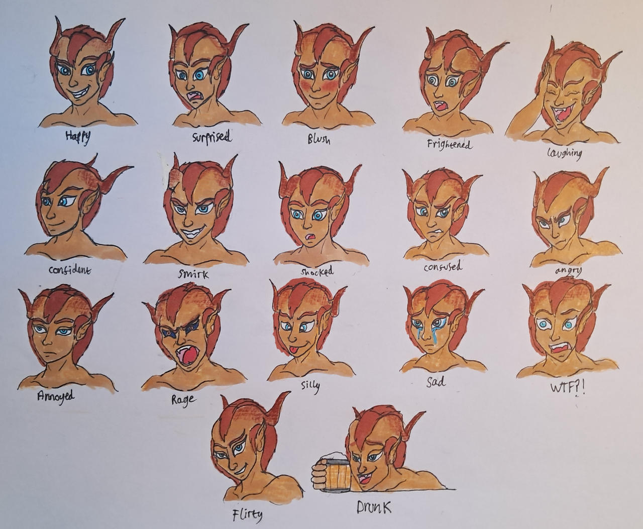 Hop Eb Deviantart Hope expressions redo. by CannicusPalentine on DeviantArt