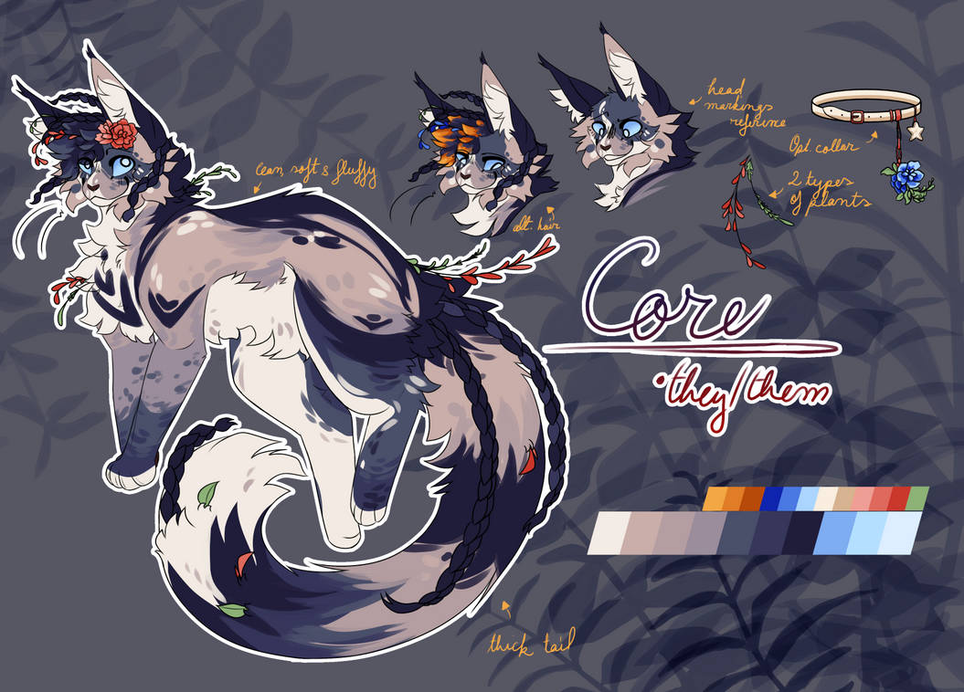 Part Core Characters !2022 Core Reference Sheet by rainfaIIs on DeviantArt