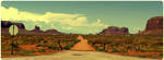 Road to Monument Valley by Erinti