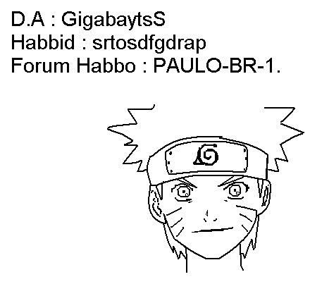 Desenho do naruto feito no Paint by Gigabayts on DeviantArt