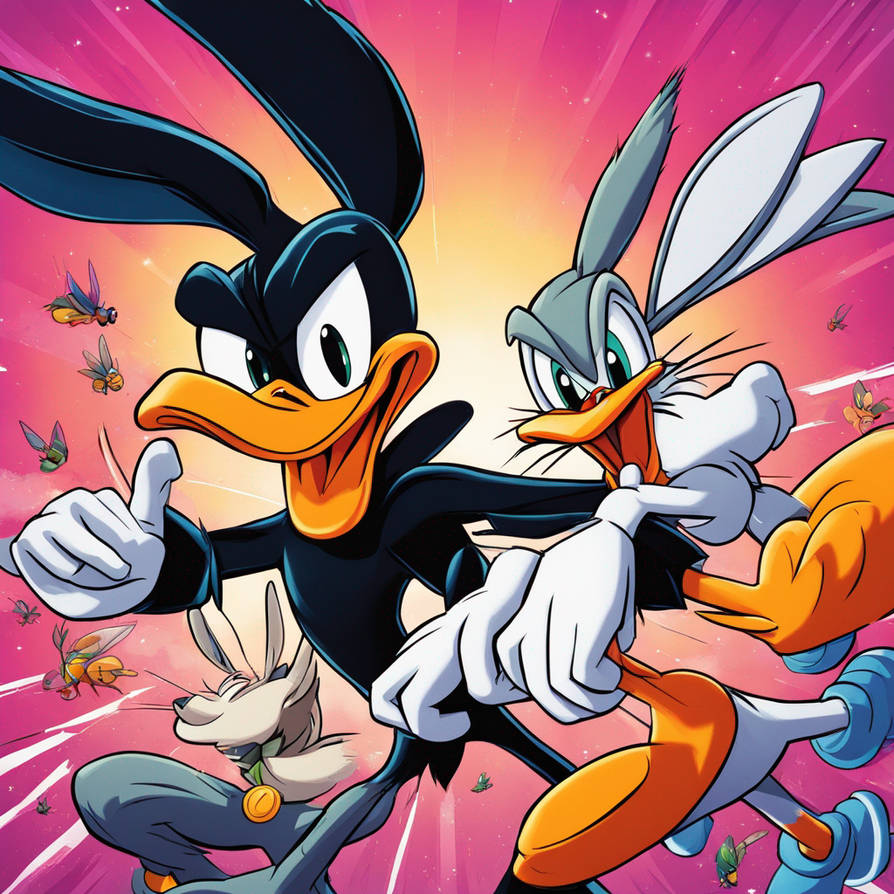 Daffy Duck Squaring Off Against Bugs Bunny By Mattwestie On DeviantArt daffy-duck-squaring-off-against-bugs-bunny-by-mattwestie-on-deviantart