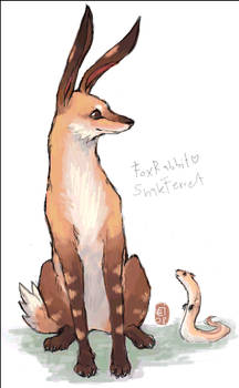 foxrabbit and snakeferret