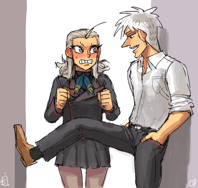 Shizu-chan and Akagi