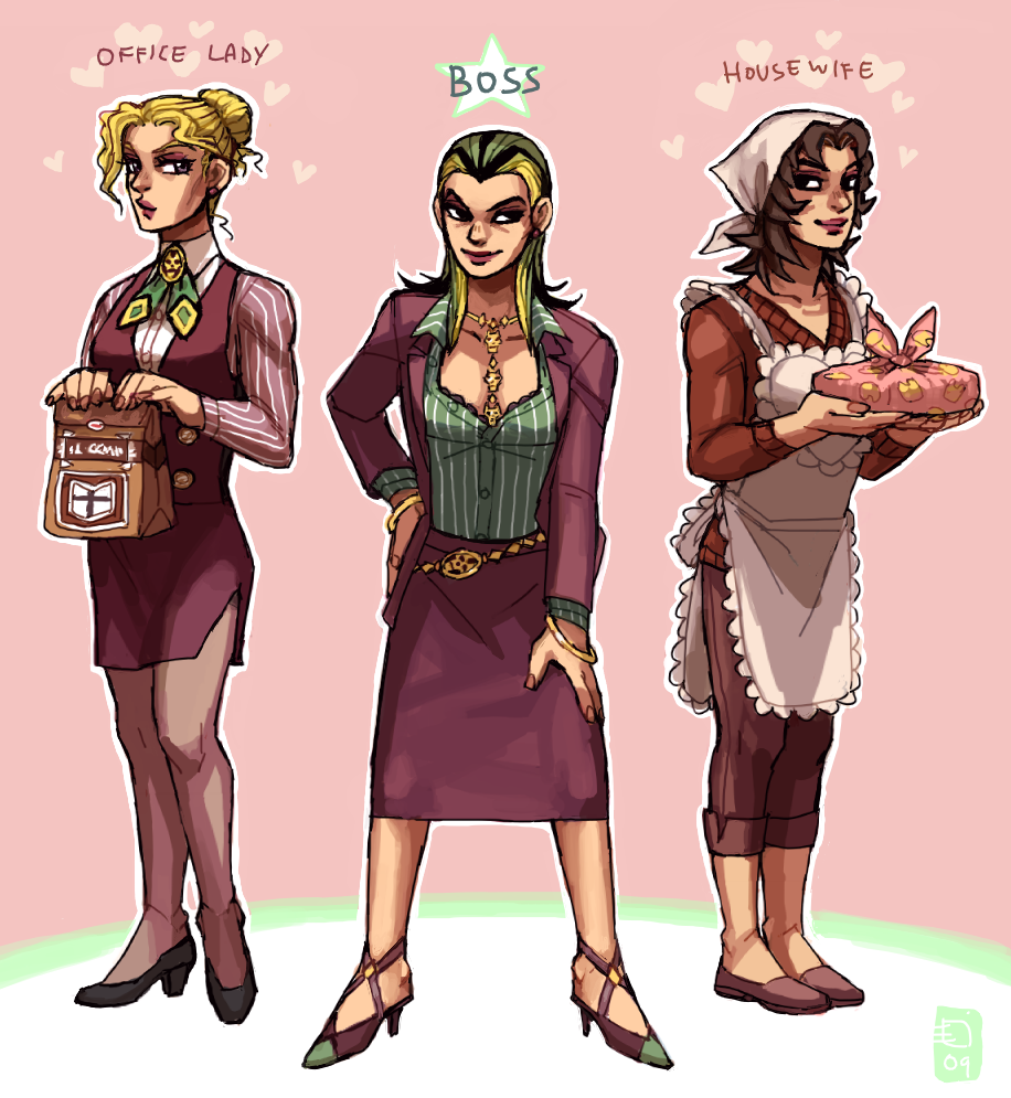 Jojo4 Genderbends Kira x3