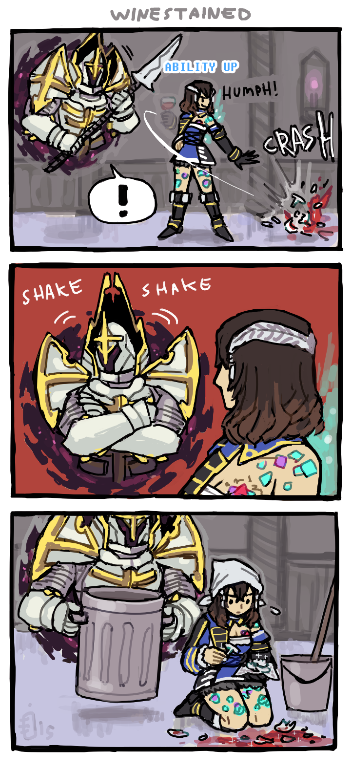 Bloodstained comic