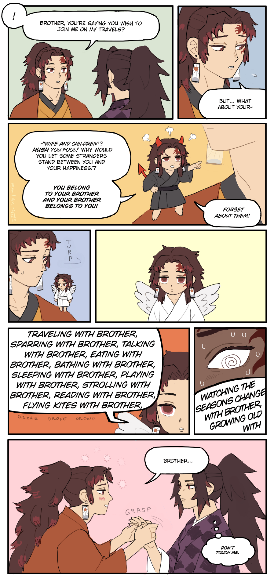 pic Yoriichi And Kokushibou Cute singleminded brother by emlan on deviantart