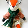 Red Fox - soft sculpture plush