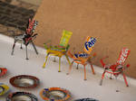 Coke Can Chairs by PhoenixPhyres