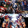 Avengers vs X Men (Side-by-side)