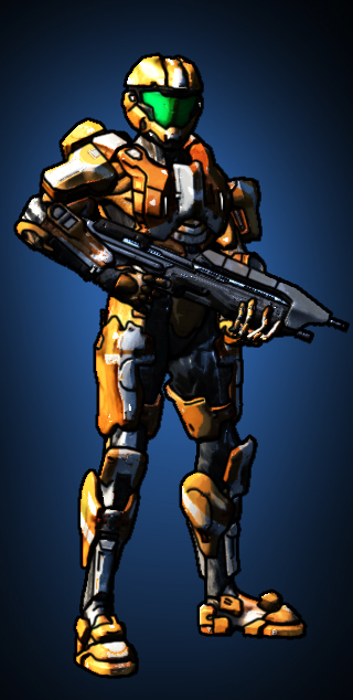 Spartan IV Cell-Shaded 2