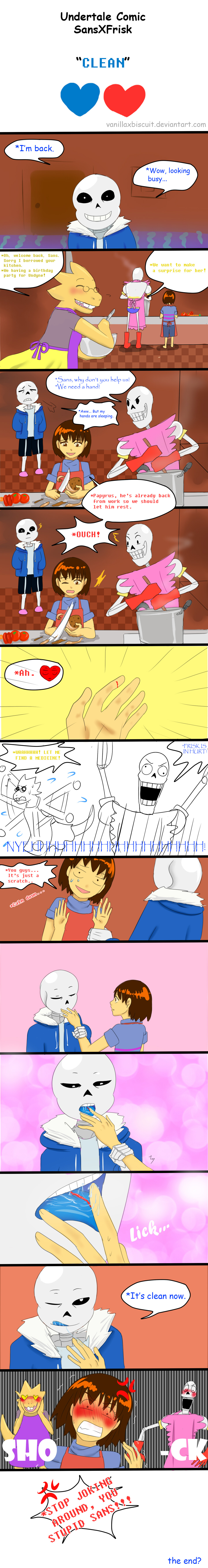 Undertale Comic SansxFrisk: CLEAN