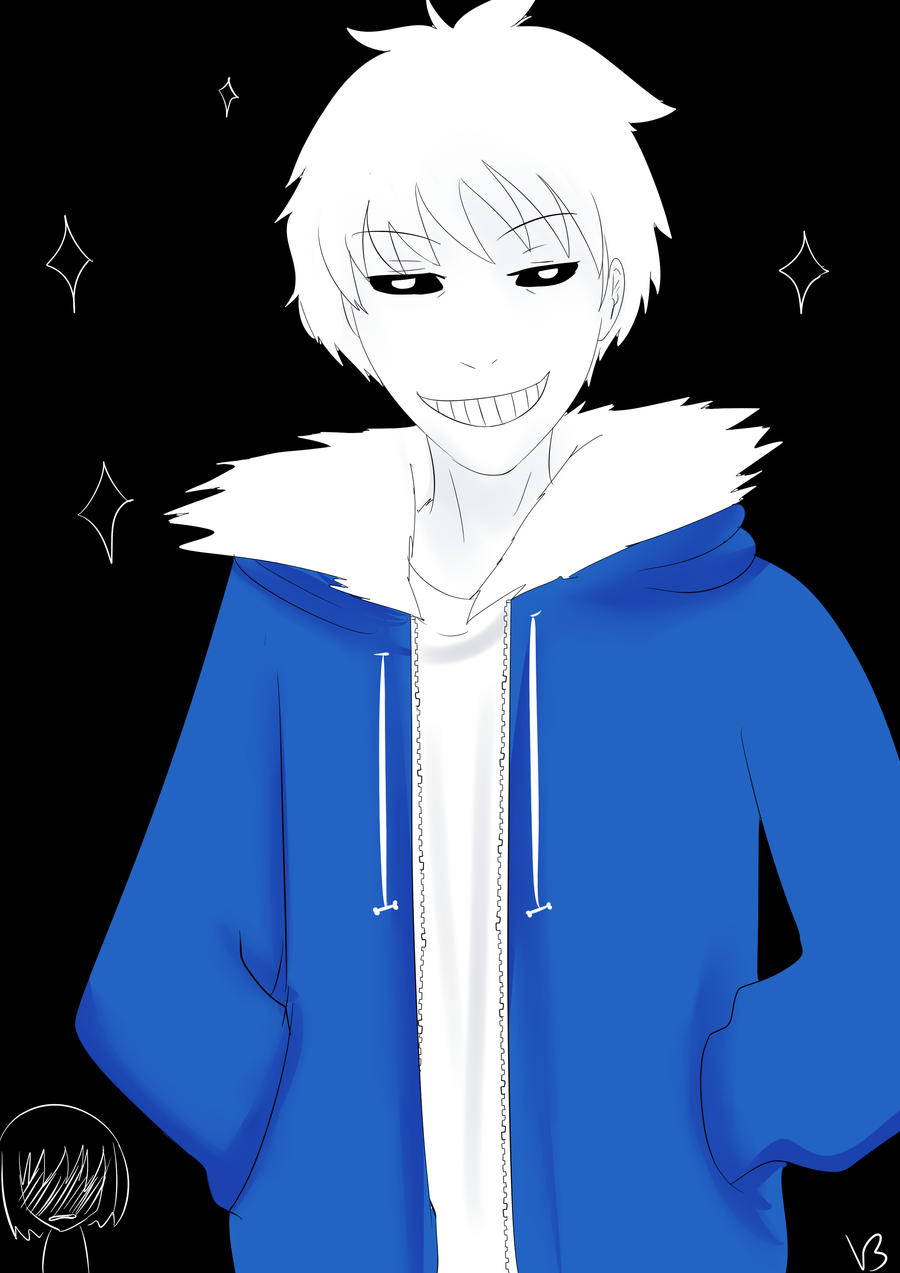 Undertale Human Sans by vanillaxbiscuit on DeviantArt