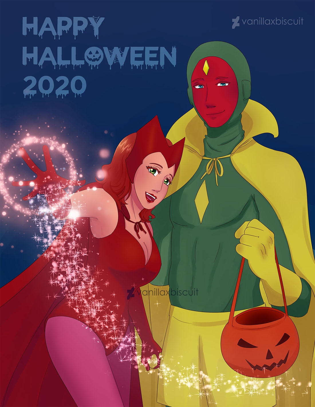 Scarlet Witch & Vision VS Halloween