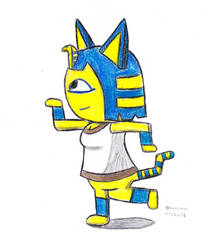 Egyptian Walk Ankha