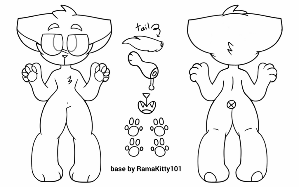 pic Free To Use Furry Art Base Cat getting remade free furry base cat