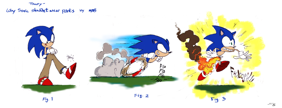 Theory- why Sonic shouldn't wear pants