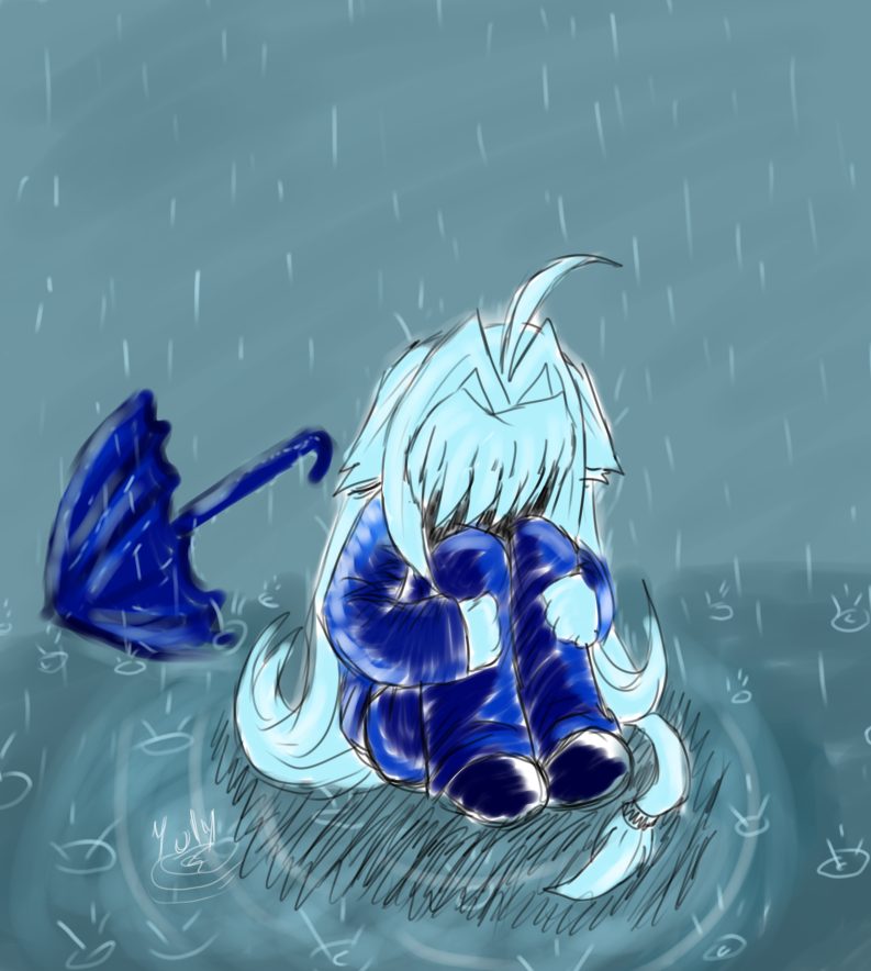 the rain is sad yuki..