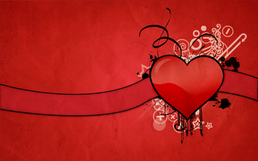 Abstract heart wallpaper