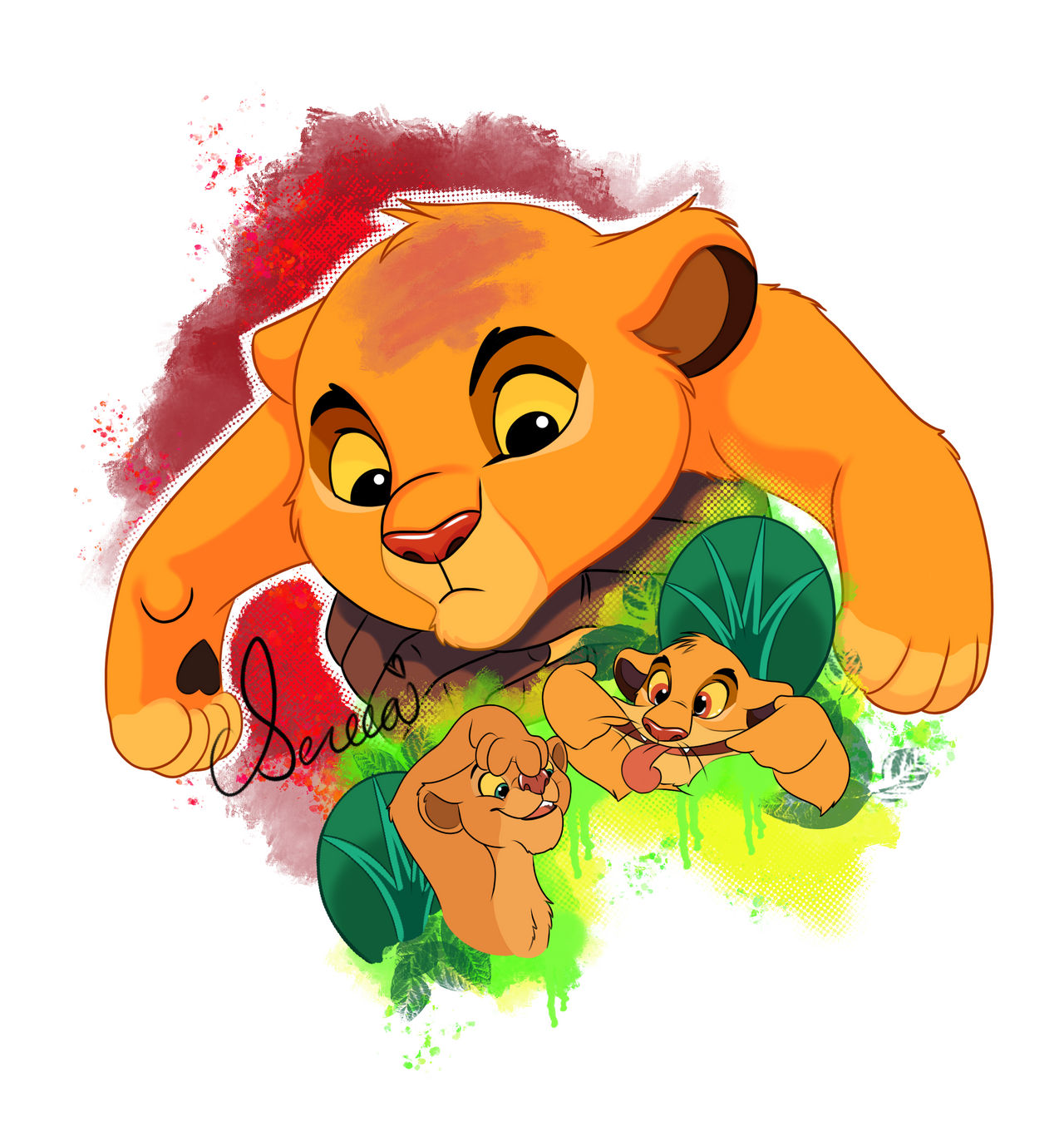 Baby simba :) by Sereea on DeviantArt