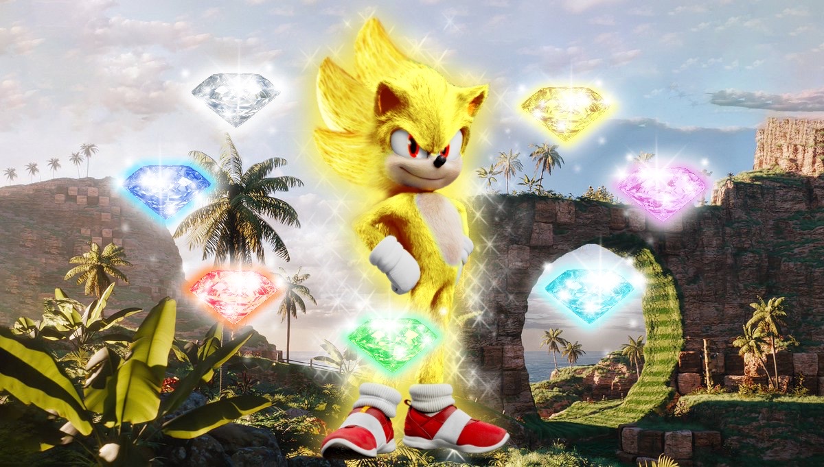 ArtStation - The United Power of The Chaos Emeralds! - Super Sonic (movie)